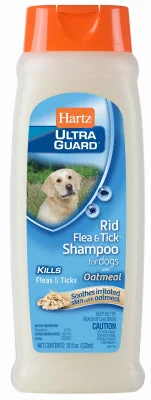 Hartz 02305 Ultraguard Rid Flea & Tick Dog Shampoo With Oatmeal