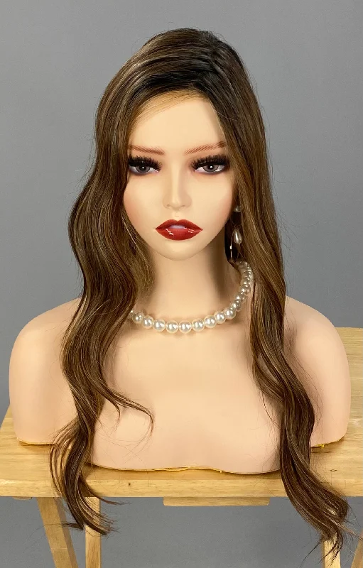 SALE!! "Maxwella 22" (Mocha with Cream) Belle Tress Luxury Wig