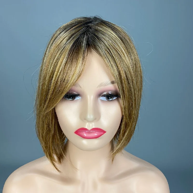 SALE!! "Double Shot Bob" HAND-TIED Luxury Wig {BELLE TRESS}