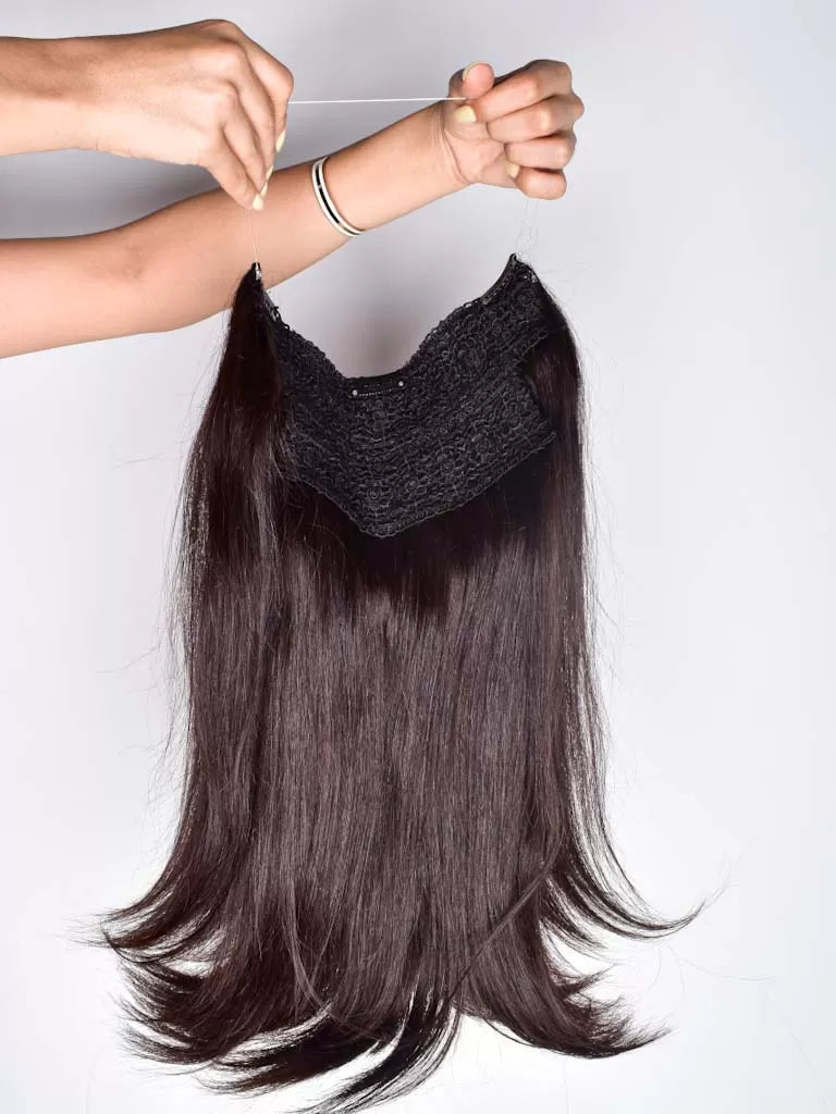 Halo Extensions – Dark Brown – Classic hair extensions