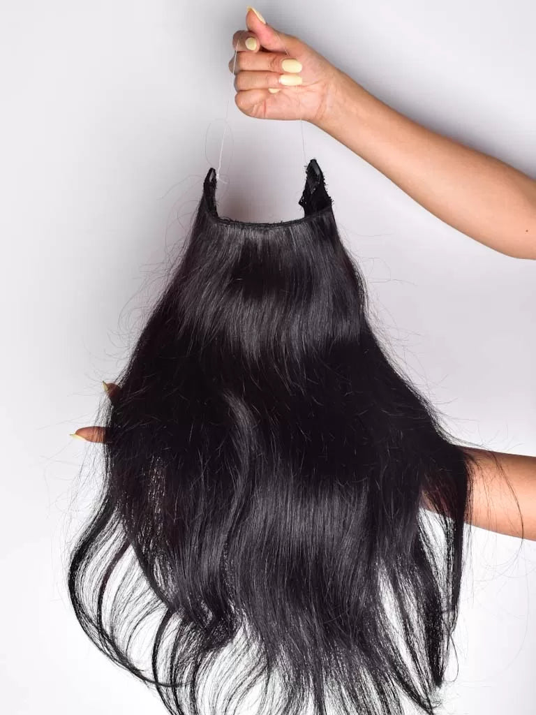 Halo Extensions – Natural Black – Classic Hair Extensions