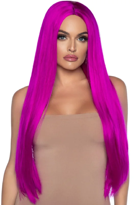 Long Straight Raspberry Wig