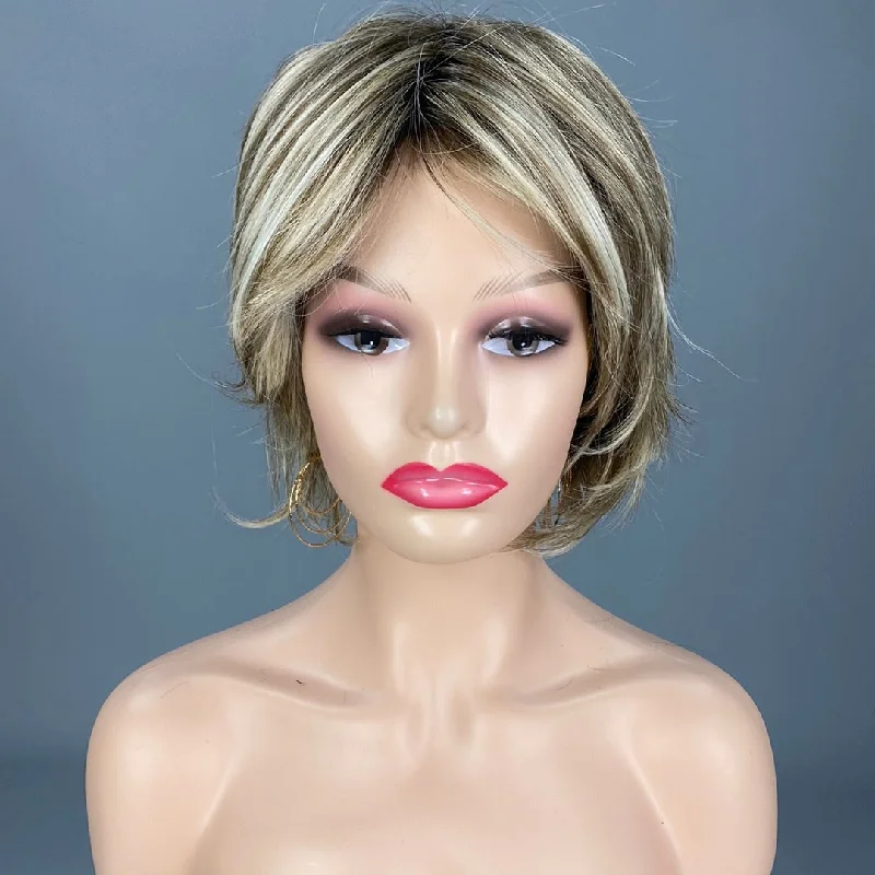 SALE!! "Mimosa" (Rootbeer Float Blonde) BELLE TRESS Luxury Wig