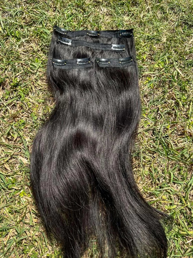 NATURAL BLACK – Classic Hair - CLIP In Extensions