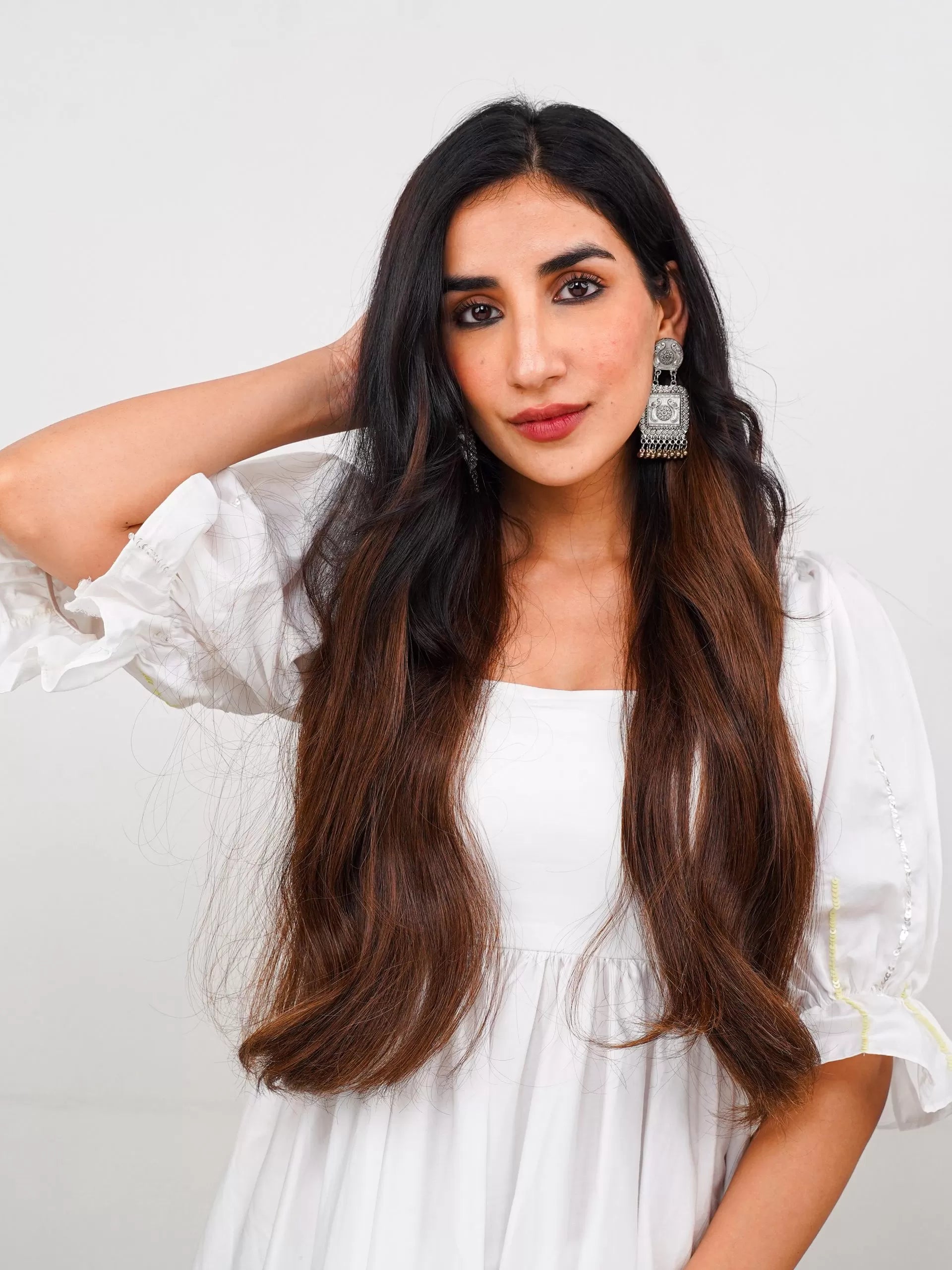 Parul’s Ombré – Halo Extensions | Nish Hair