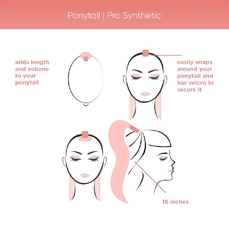 Ponytail | Pro Synthetic Hairdo