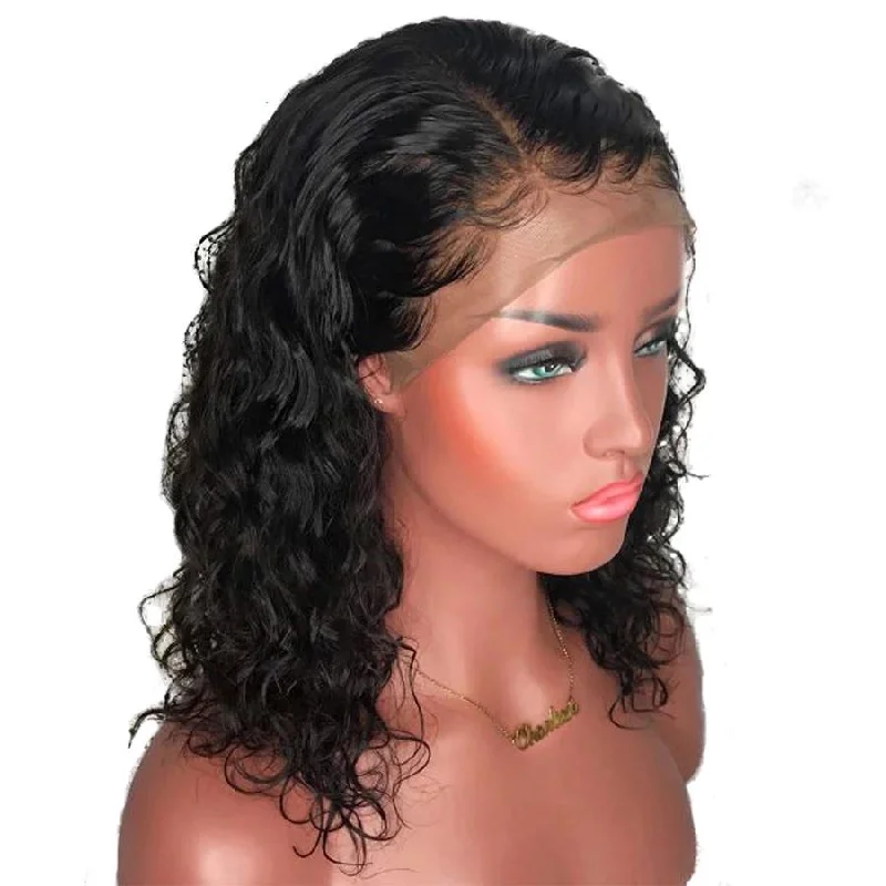 "Sissy Eva" Wavy Human Hair Wig