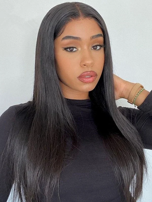 Undetectable HD Lace Straight Lace Front Human Hair Wigs  CF247