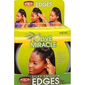 African Pride Olive Silk Edges - 2.25 Oz