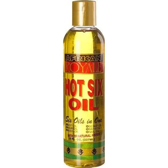 African Royale Hot Six Oil 8 Oz