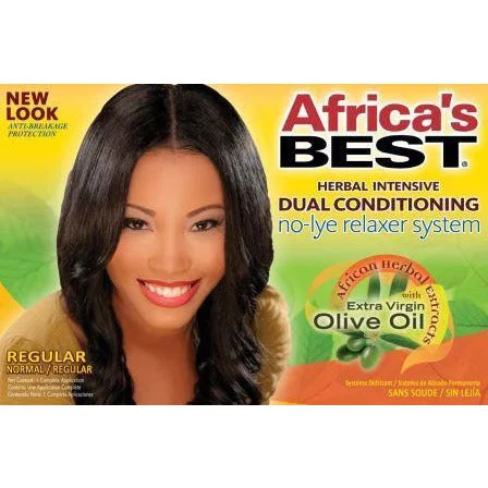 Africa's Best Herbal Intensive No-Lye Relaxer Kit Regular