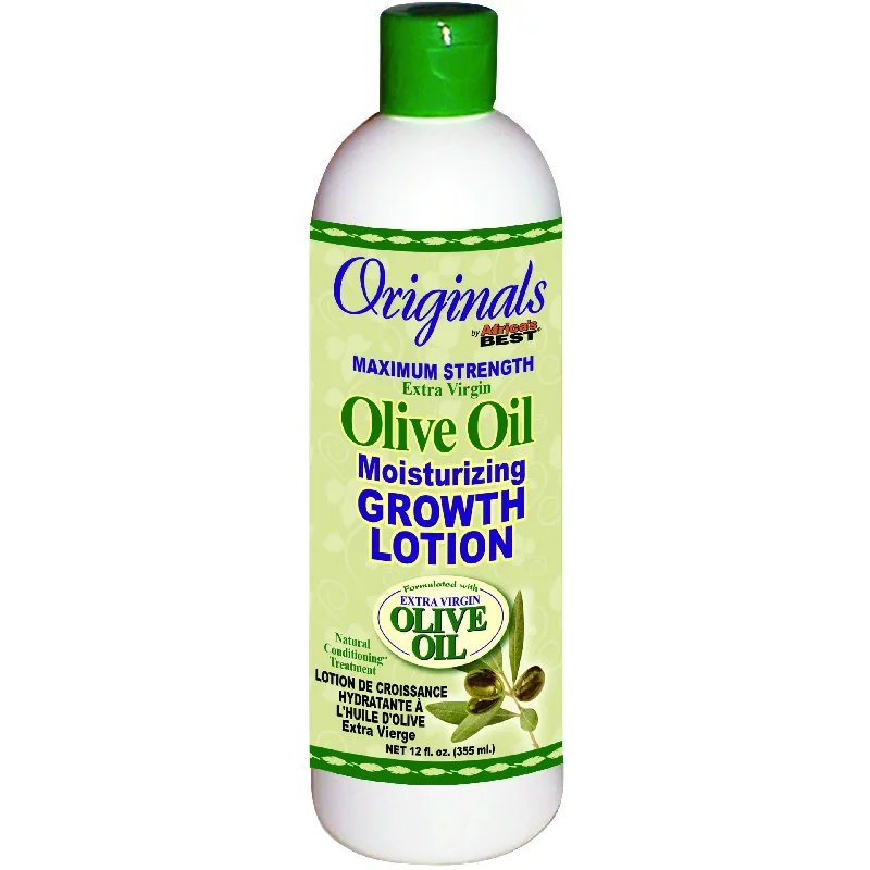 Africas Best Org Olive Oil Max Strength Growth Lotion - 12 Oz