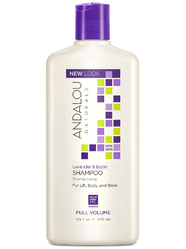 Andalou Naturals Full Volume Shampoo Lavender & Biotin (340ml)