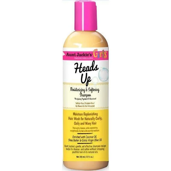 Aunt Jackie's Girls Heads Up Moisturizing & Softening Shampoo 12 Oz