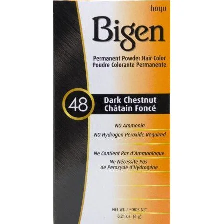 Bigen Hair Color 48 Dark Chestnut 0.21 Oz