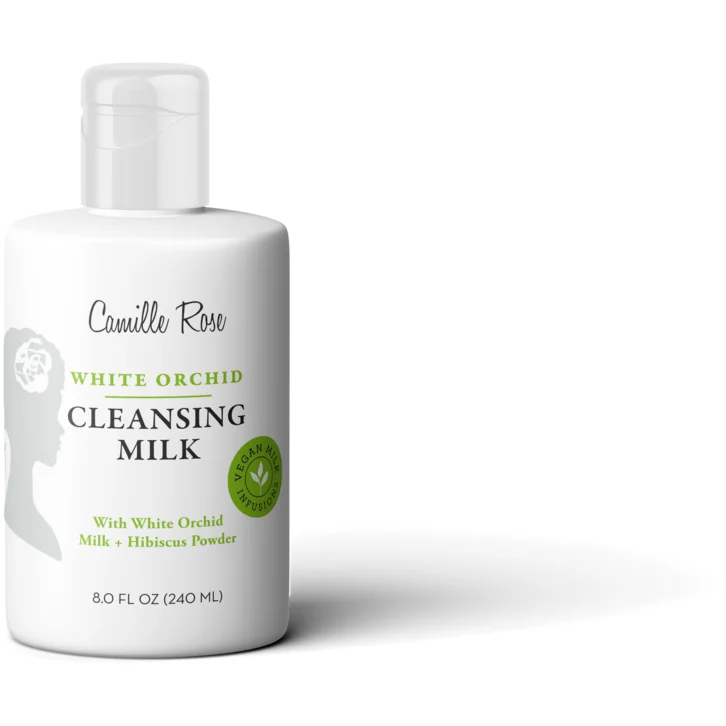 Camille Rose White Orchid Hair Cleansing Milk | Deeply Softens & Hydrates for Silky, Voluminous Hair, 8 fl oz