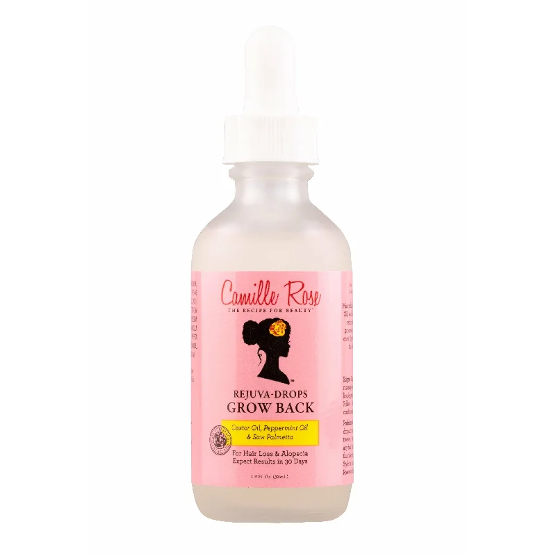 Camille Rose Rejuva Drops "Come Back" | Hair Nourishing Serum with Biotin & Castor Oil | 1.9 oz