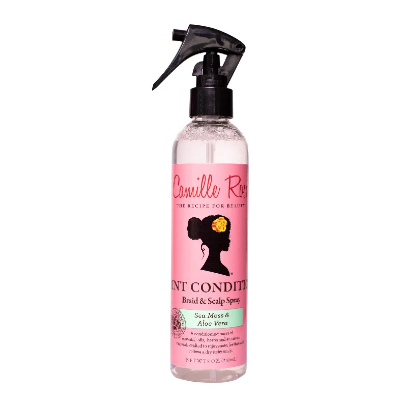 Camille Rose Mint Condition Braid & Scalp Spray | Conditioning Treatment for All Hair Types | 8 oz | Unisex