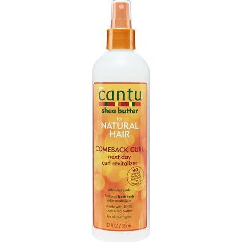 Cantu Shea Butter For Natural Hair Comeback Curl Next Day Curl Revitalizer 12 Oz