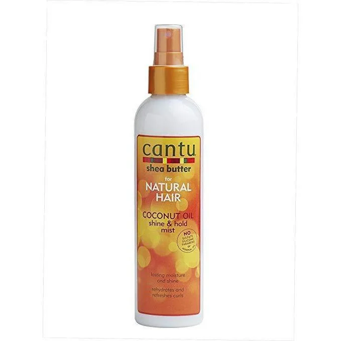 Cantu Shea Butter For Natural Hair Coconut Milk Shine & Hold Mist , 8 Oz