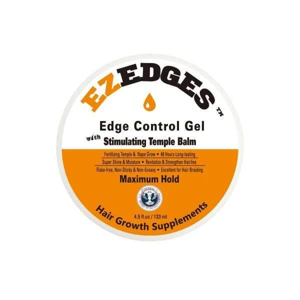 Oh Yes EzEdges Edge Control Gel - STIMULATING TEMPLE BALM ( 3 oz & 4.5 oz ) - (C)