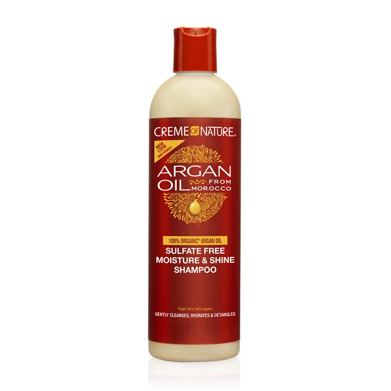 CREME OF NATURE ARGAN OIL Sulafate-Free Moisture & Shine Shampoo 12oz