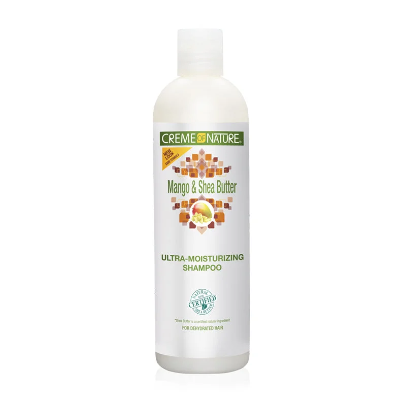 CREME OF NATURE MANGO & SHEA BUTTER Ultra-Moisturizing Shampoo 12oz