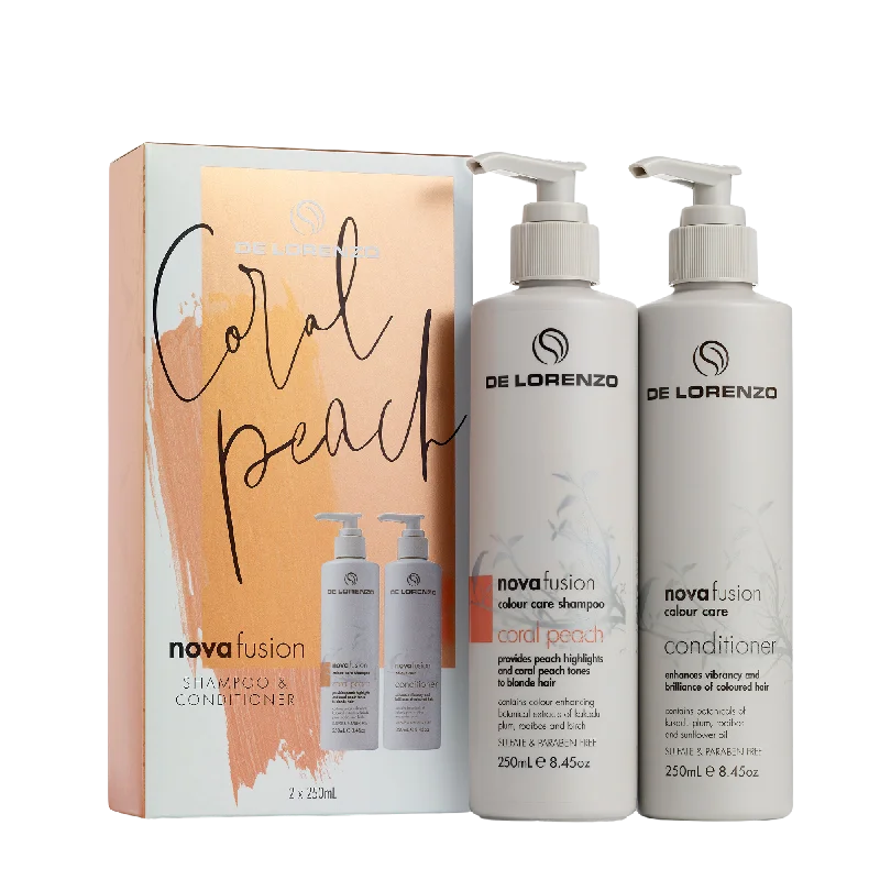 De Lorenzo Novafusion Coral Peach Duo Gift Pack