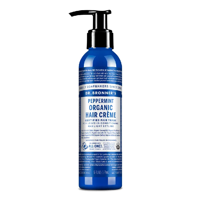 Dr. Bronner's Magic Soap Organic Hair Creme - Peppermint (177ml)