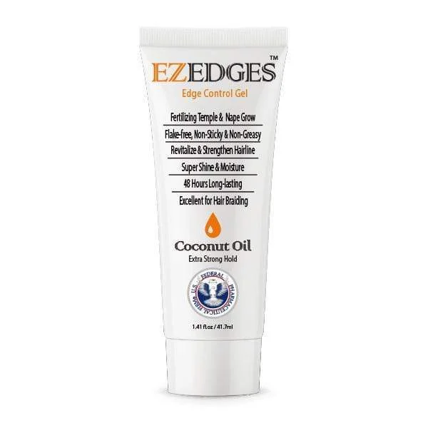 Oh Yes EzEdges Edge Control Gel Maximum Hold ( 1.41oz & 4oz  ) - (C)