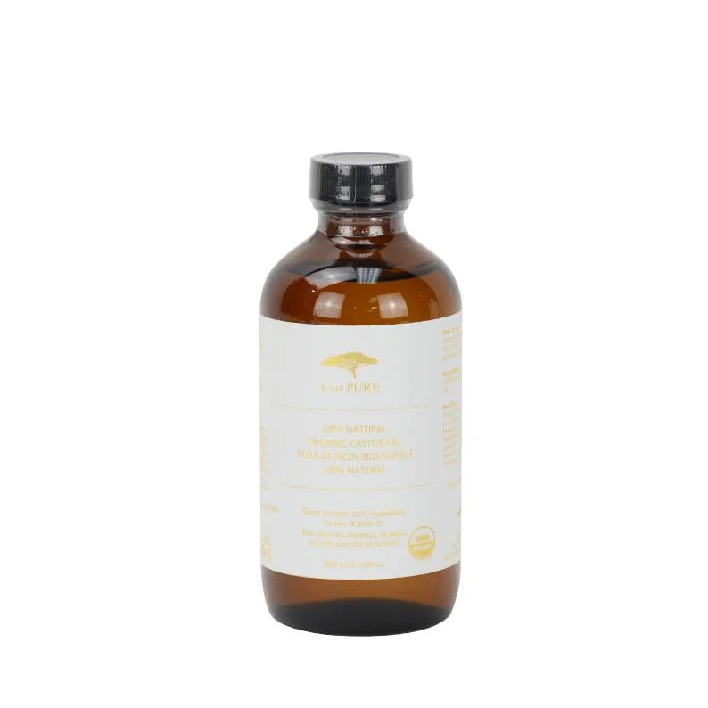 I AM PURE 100% Natural Organic Castor Oil 8oz