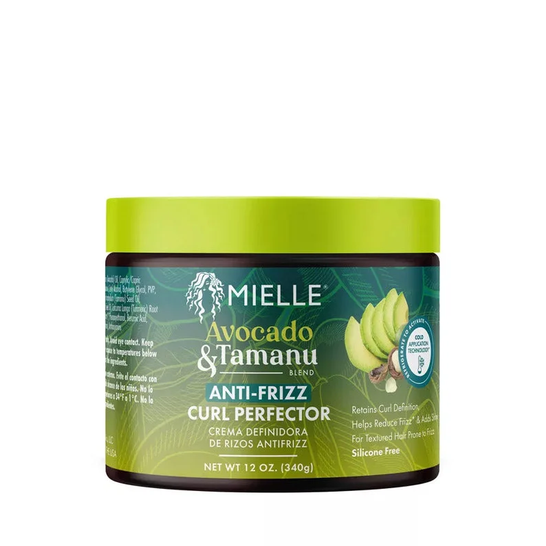 MIELLE ORGANICS AVOCADO & TAMANU Anti-Frizz Curl Perfector 12oz