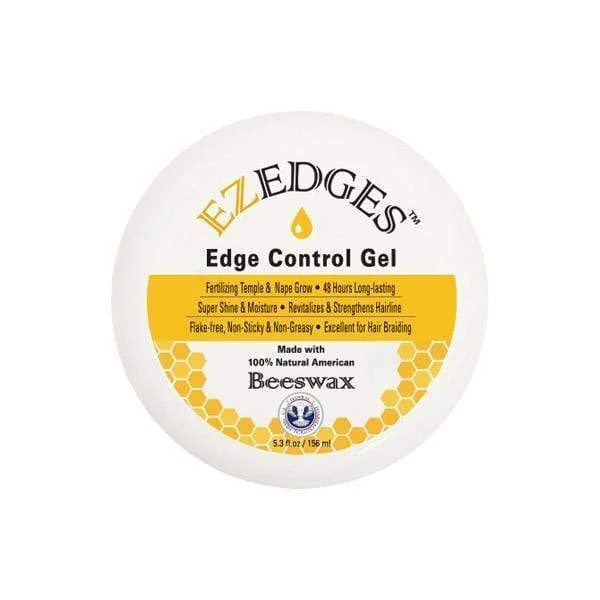 Oh Yes EzEdges Edge Control Gel - BEESWAX (5.3 oz & 8 oz) - (C)