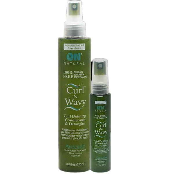 On Natural Curl-N-Wavy Curl Defining Conditioner & Detangler - Avocado - (C)