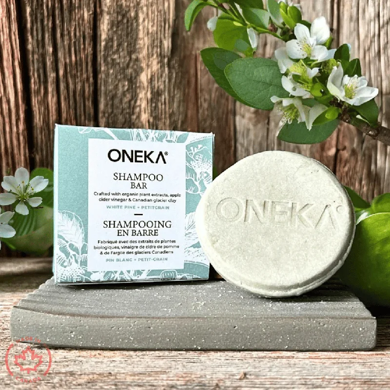 Oneka Shampoo Bar - White Pine & Petitgrain (85g)