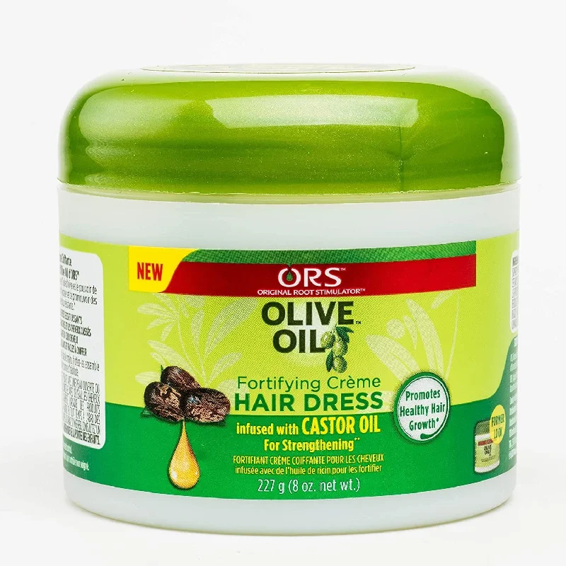 ORS Olive Oil Incredibly Rich Fortifying Hair Creme infused with Castor Oil for Strenghtening (6.0 oz)