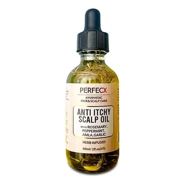 PERFECX [Herbal Infused, Ayurvedic] - ANTI-ITCHY SCALP OIL - 2oz - (C)