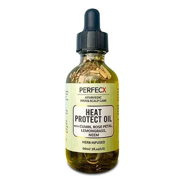 PERFECX [Herbal Infused, Ayurvedic] - HEAT PROTECT OIL - 2oz - (C)