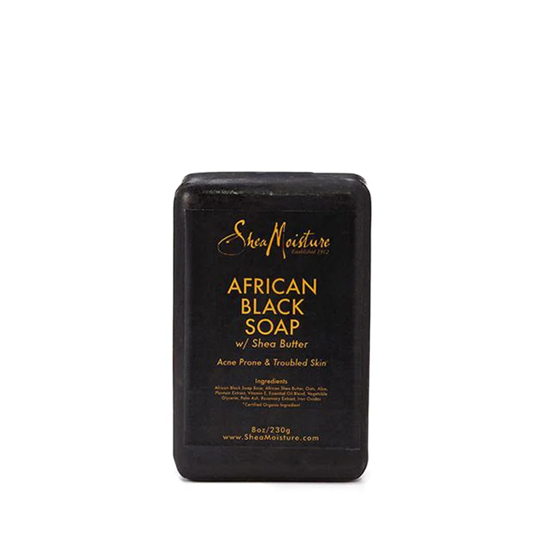 SHEA MOISTURE AFRICAN BLACK SOAP with Shea Butter 8oz