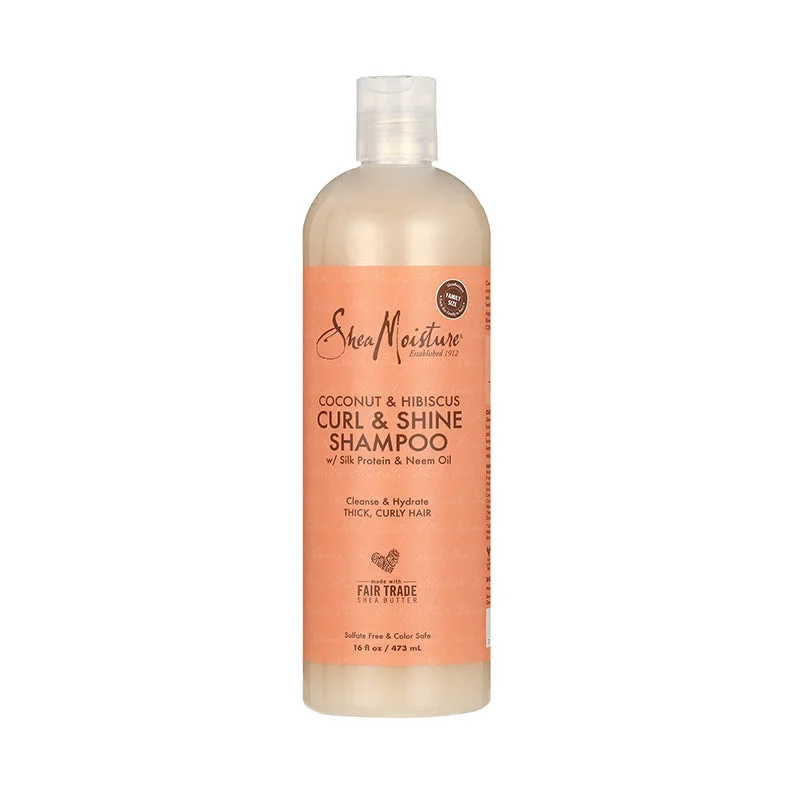 SHEA MOISTURE COCONUT & HIBISCUS Curl & Shine Shampoo 12oz