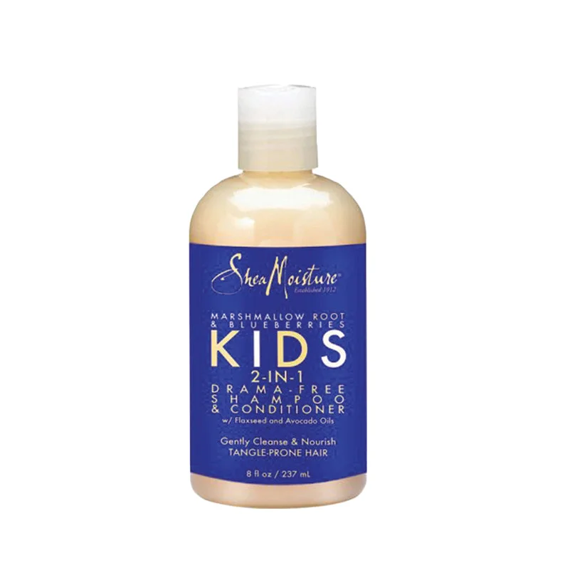 SHEA MOISTURE KIDS MARSHMALLOW ROOT & BLUBERRIES 2-in-1 Drama-Free Shampoo & Conditioner 8oz