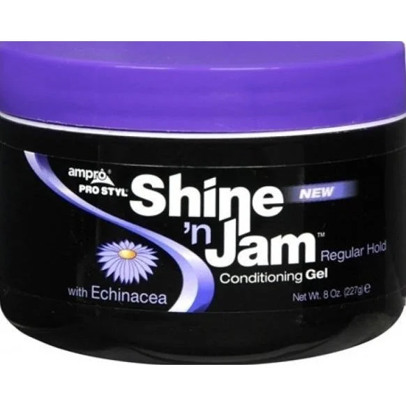 Ampro Shine â€˜N Jam Conditioning Gel | Regular Hold 8 Oz