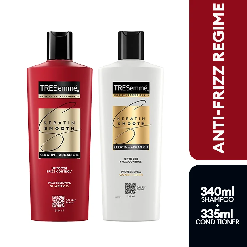 TRESemmé Keratin Smooth Shampoo 340ml + Keratin Smooth Conditioner 335ml