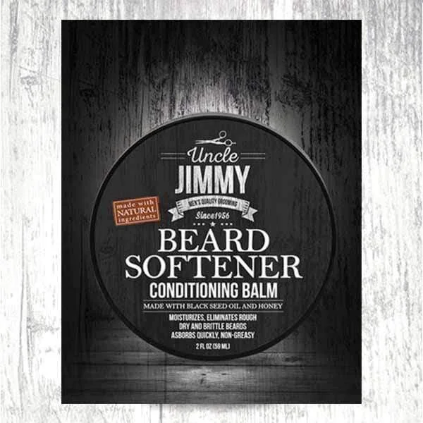 Uncle Jimmy - Beard Softener - Conditioning Balm - 2oz - (C)